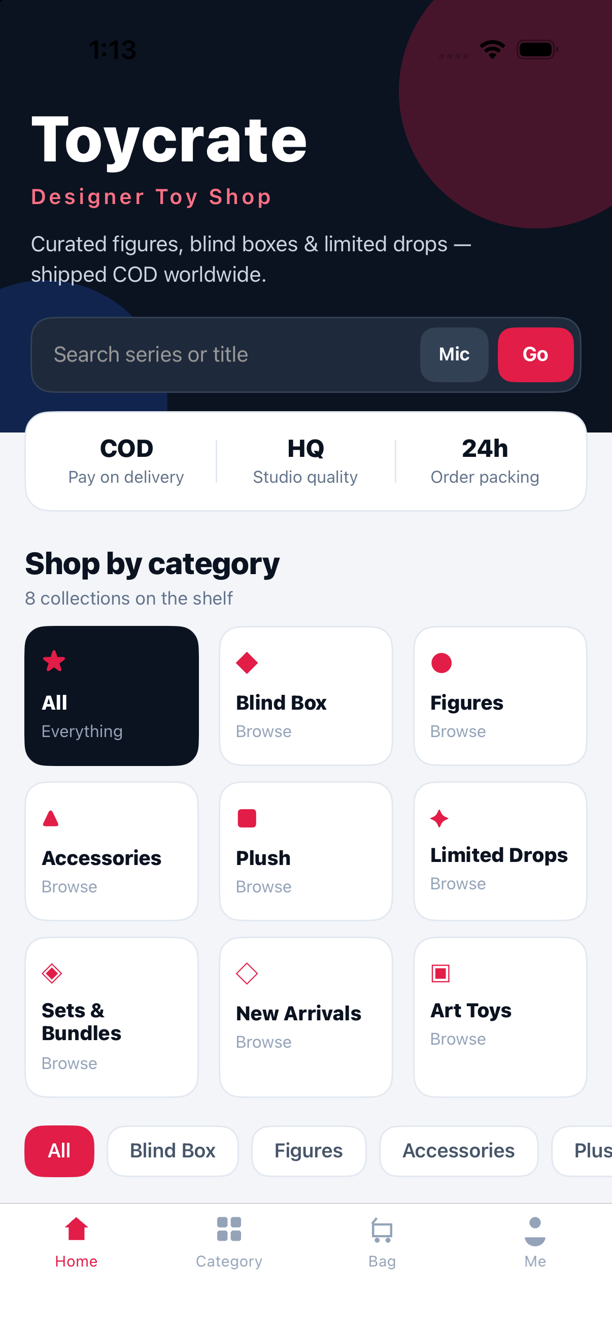 Toycrate home — Designer Toy Shop